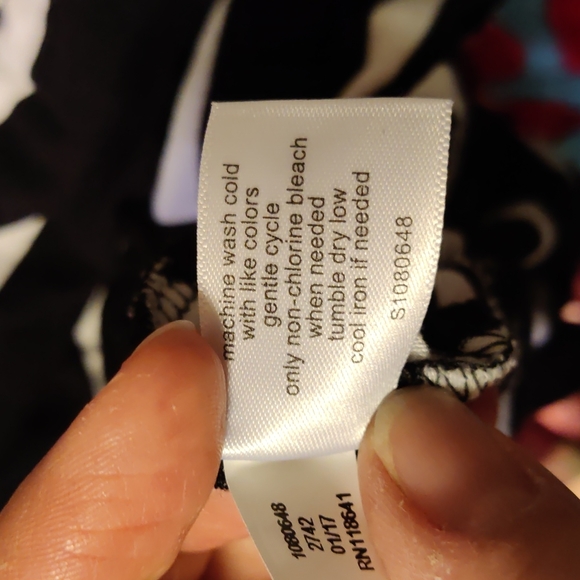 💥BLACK FRIDAY BOGO FREE EVERYTHING💥14/16 Lane Bryant striped t-shirt dress - Picture 4 of 5